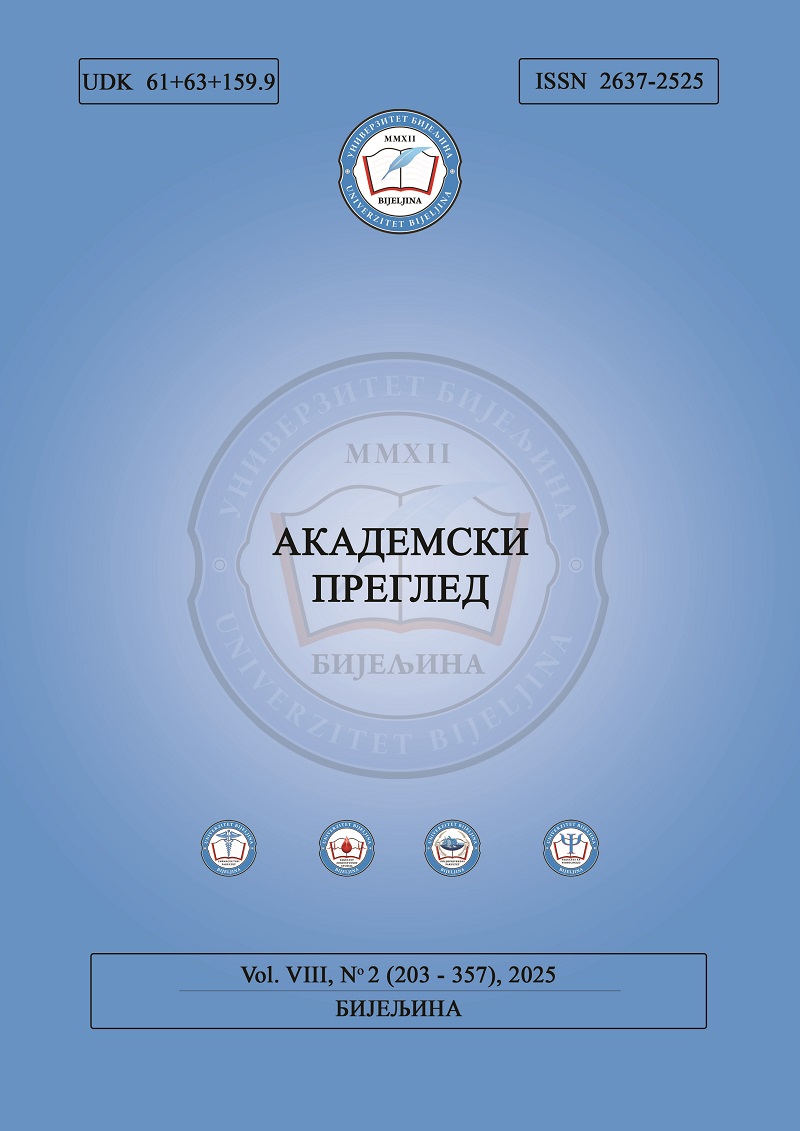 					View Vol. 8 No. 2 (2025): AKADEMSKI PREGLED 8-2
				