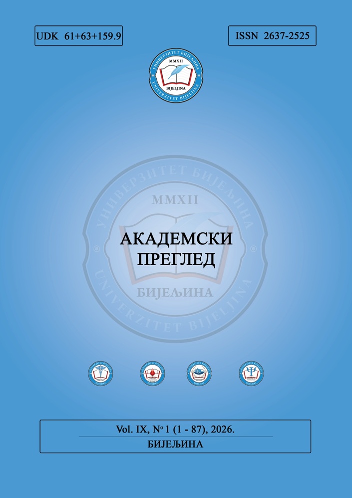 					View Vol. 9 No. 1 (2026): AKADEMSKI PREGLED 9-1
				
