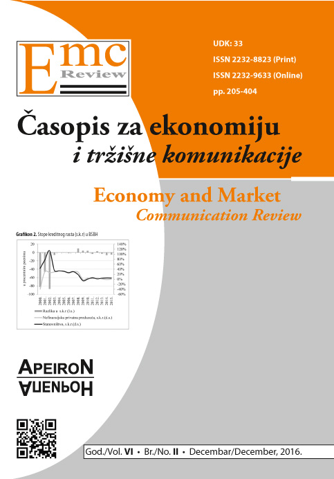 					View Vol. 12 No. 2 (2016): EMC Review - ECONOMY AND MARKET COMMUNICATION REVIEW
				