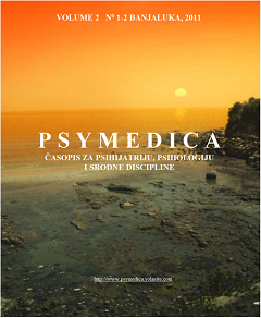 					View Vol. 2 No. 1-2 (2011): PSYMEDICA - ČASOPIS ZA PSIHIJATRIJU, PSIHOLOGIJU I SRODNE DISCIPLINE 2011
				
