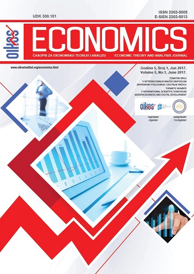 					View Vol. 5 No. 1 (2017): ECONOMICS - INNOVATIVE AND ECONOMICS RESEARCH JOURNAL 
				