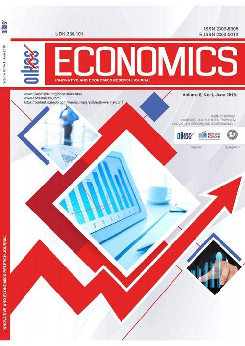 					View Vol. 6 No. 1 (2018): ECONOMICS - INNOVATIVE AND ECONOMICS RESEARCH JOURNAL 
				