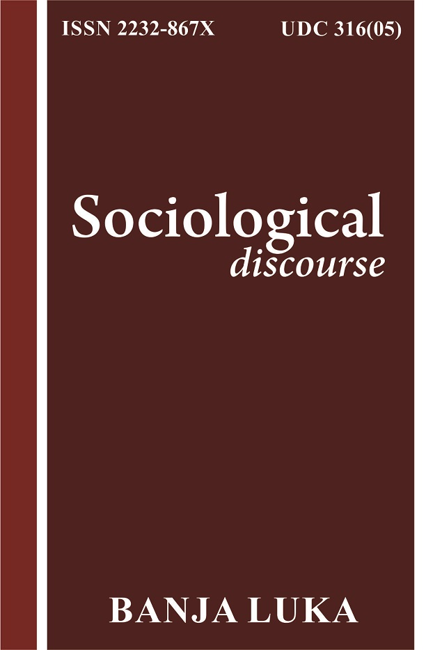 					View Vol. 1 No. 1 (2011): Sociološki diskurs
				