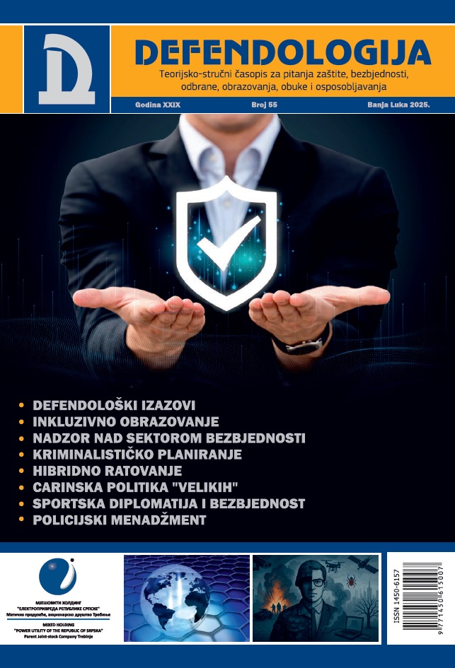 					View Vol. 12 No. 55 (2025): DEFENDOLOGIJA
				