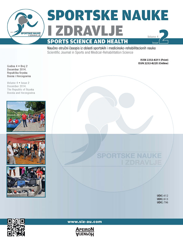 					View Vol. 8 No. 2 (2014): SPORTS SCIENCE AND HEALTH
				