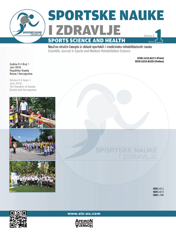 					View Vol. 15 No. 1 (2018): SPORTS SCIENCE AND HEALTH
				