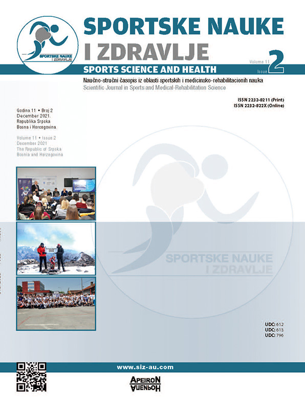 					View Vol. 22 No. 2 (2021): SPORTS SCIENCE AND HEALTH
				
