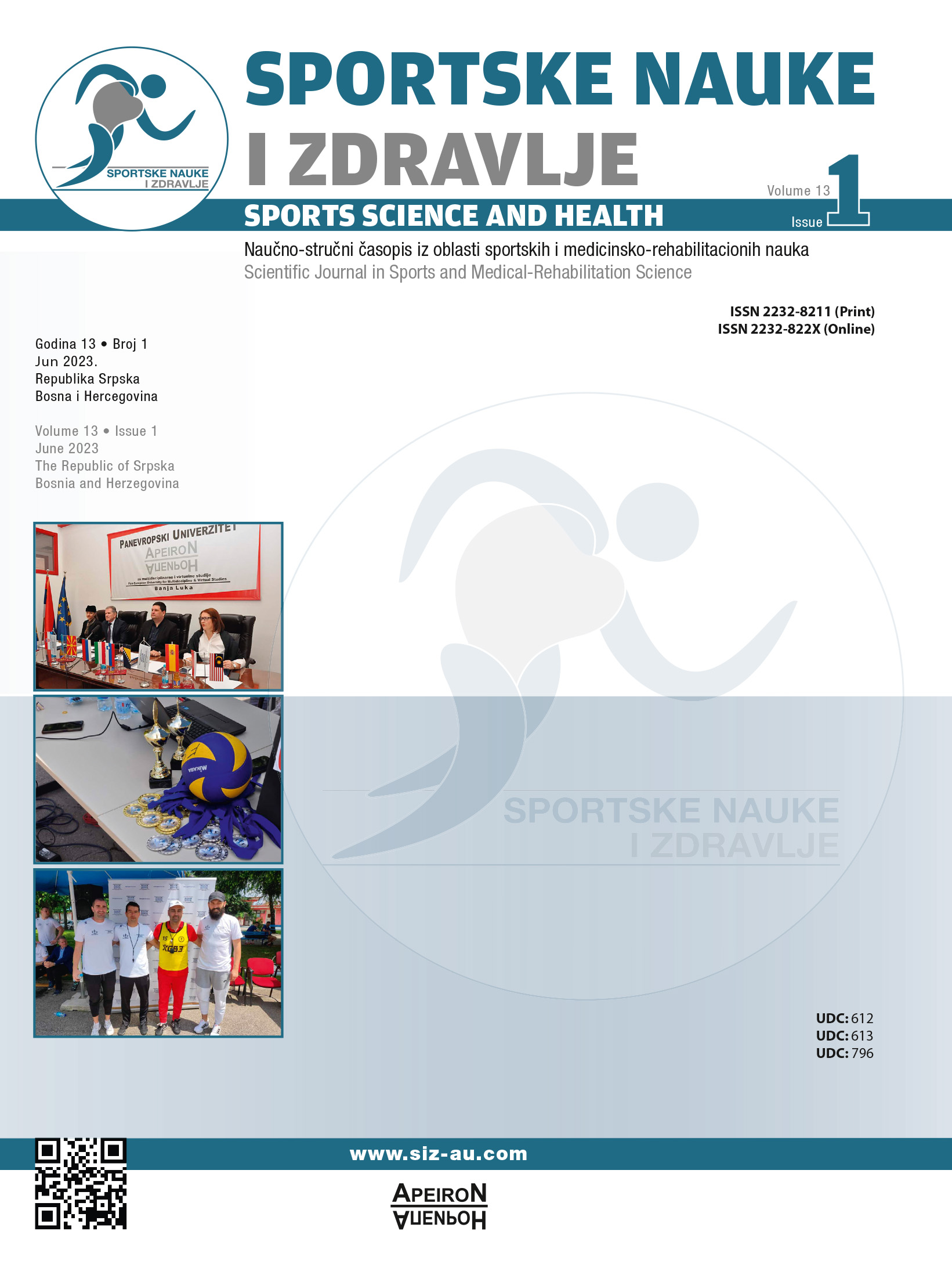 					View Vol. 25 No. 1 (2023): SPORTS SCIENCE AND HEALTH
				