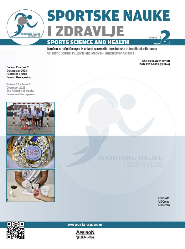 					View Vol. 26 No. 2 (2023): SPORTS SCIENCE AND HEALTH
				