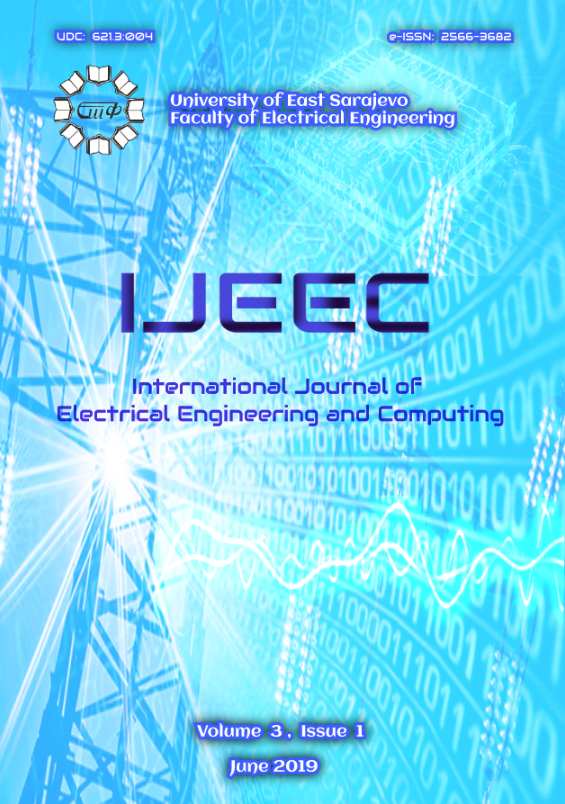 					View Vol. 3 No. 1 (2019): International Journal of Electrical Engineering and Computing
				