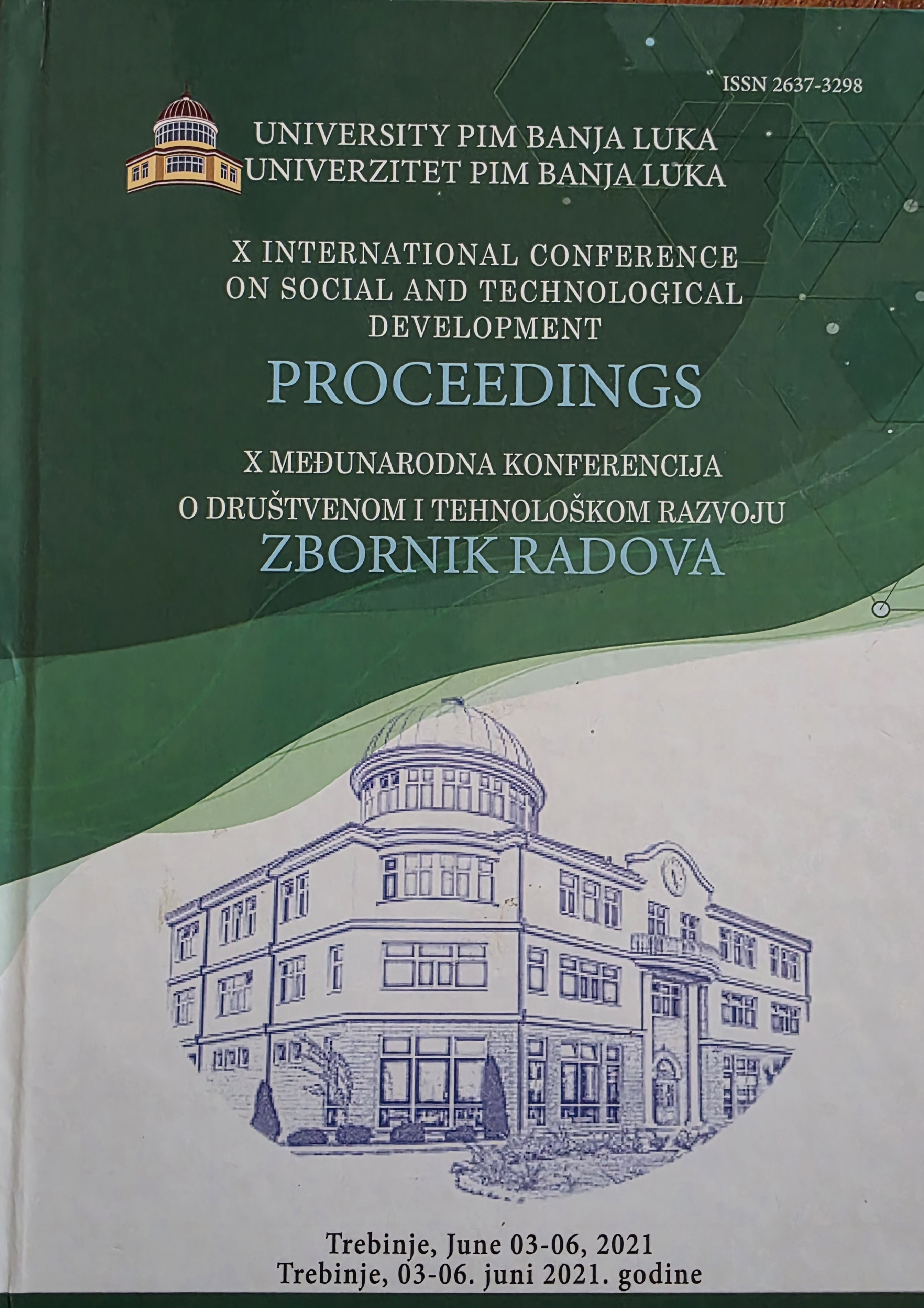 					View Vol. 10 No. 1 (2021): PROCEEDINGS - STED 2021
				