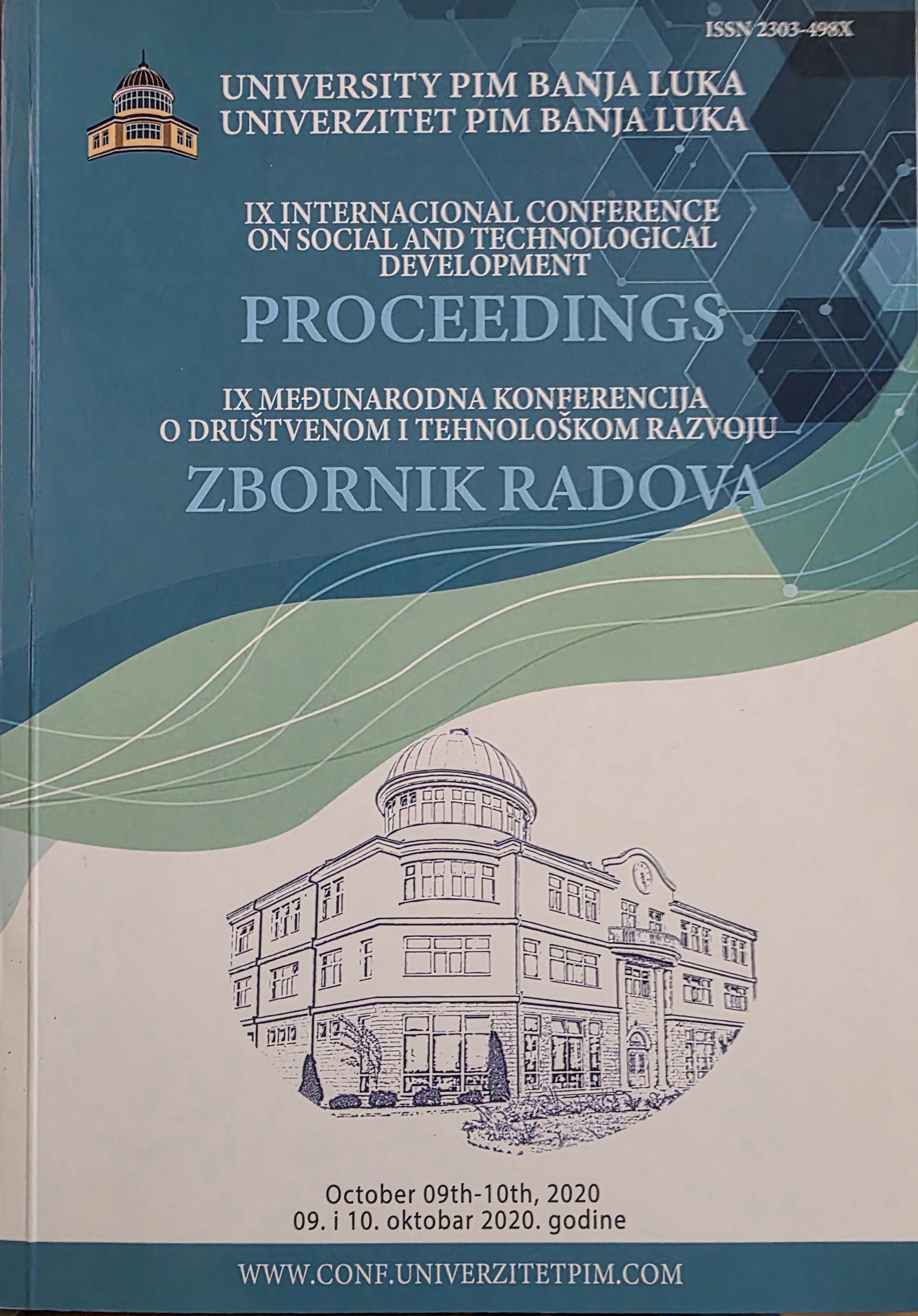 					View Vol. 9 No. 1 (2020): PROCEEDINGS - STED 2020
				